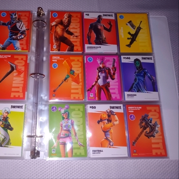 Fortnite Trading Cards Binder Collection 🔥 100 Fortnite Card Lot - Picture 5 of 11